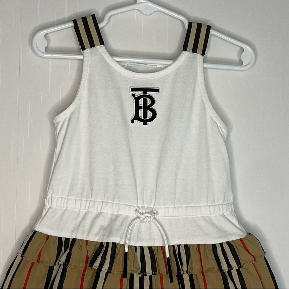 Burberry London Girls Iconic TB Rhonda Romper 2T - Picture 4 of 16